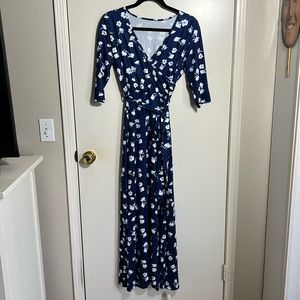 Afibi Faux Wrap Dress NWT